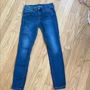 GAP Women's Skinny Blue Jeans - Super Stretchy; Excellent! 2/26 Tall